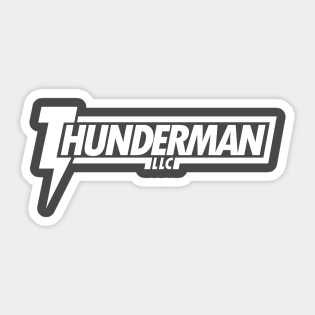 Thunderman LLC Logo Sticker by NathanBenich